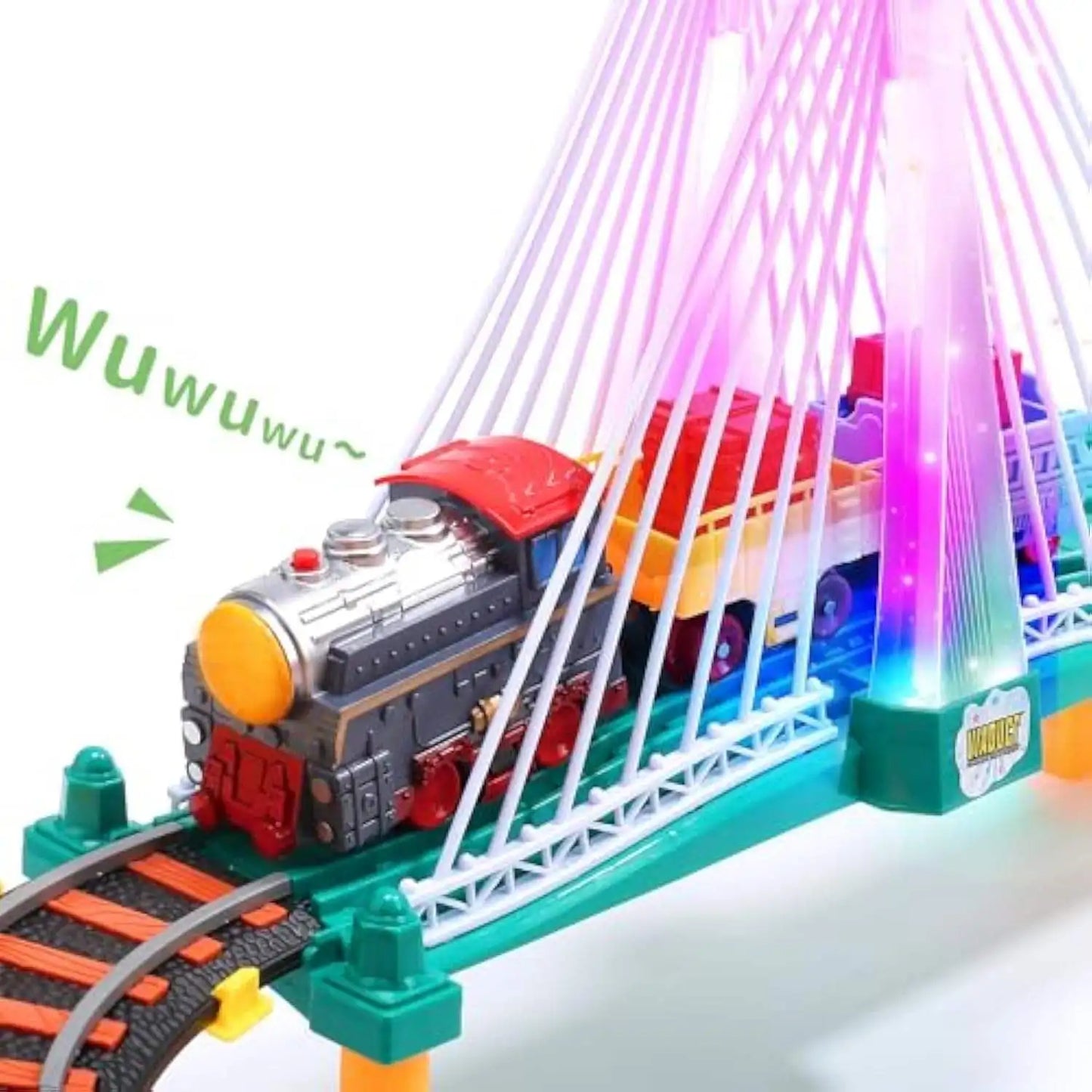 Children's Electric Track Car Engineering Versatile Assembly Educational Wholesale Toy Train Boy Car Set